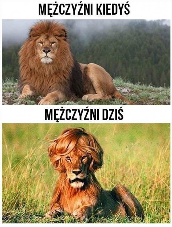 Mężczyźni kiedyś i dziś 